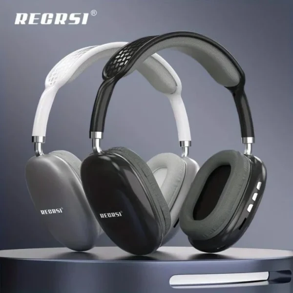 RECRSI RE-NY024 Wireless Stereo Music Headphone - Black - Image 3